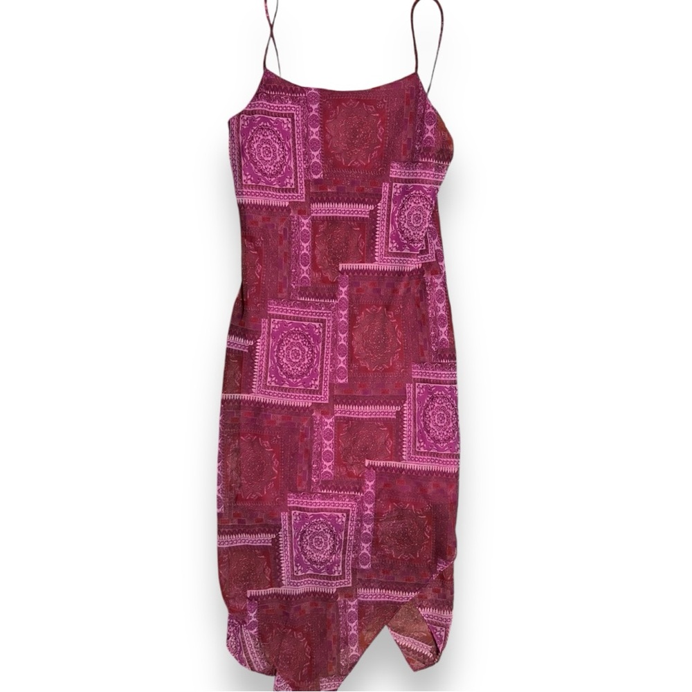 EUC City Triangles Shades Of Pink And Purple Formal Dress- Size 5